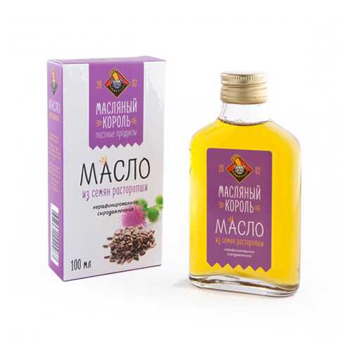 Масло Масляный Король масло из семян расторопши 100 мл в Слата