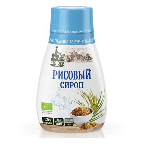 Сироп Bionova рисовый 230 г в Слата
