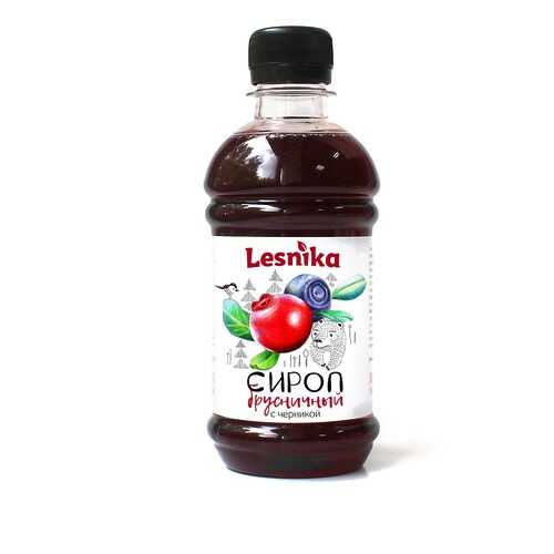 Сироп Lesnika Брусничный с черникой 300мл. в Слата