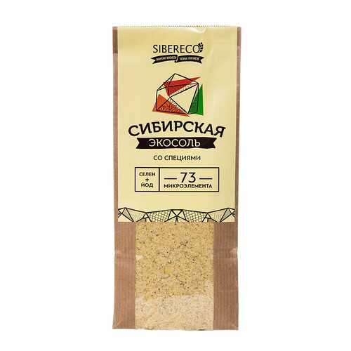 Экосоль Sibereco сибирская со специями 500 г в Слата