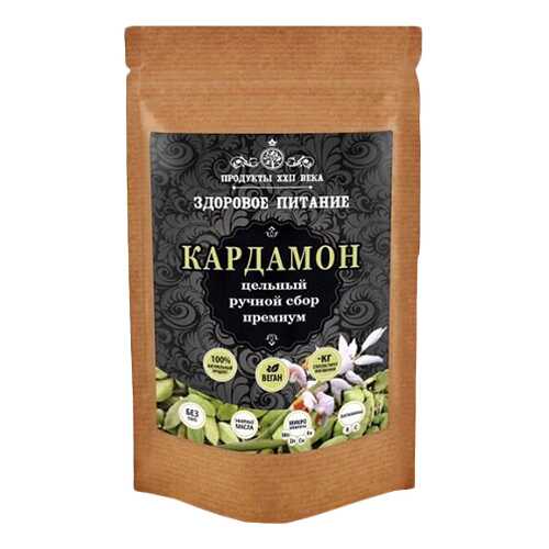 Кардамон Продукты XXII века плоды hand picked премиум 25 г в Слата