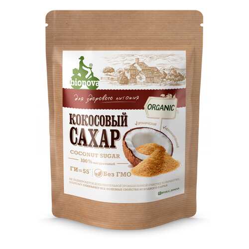 Сахар Bionova органический кокосовый 200 г в Слата