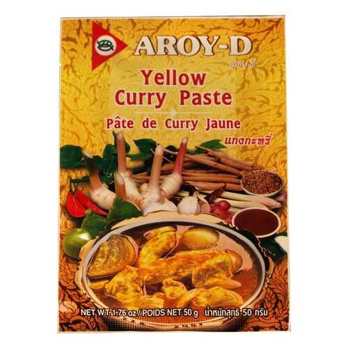 Паста Aroy-D Карри желтая 50г в Слата