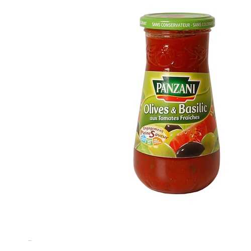 Соус для спагетти с оливками и базиликом, Panzani, 400 г, Франция в Слата