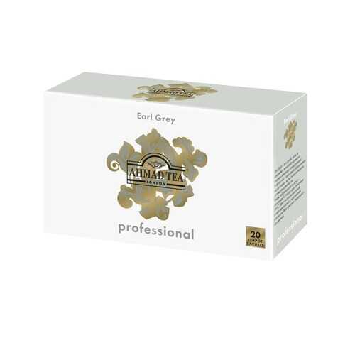Чай Ahmad Tea Professional, Эрл Грей, чёрный, листовой, в пакетах для чайников, 20х5г в Слата