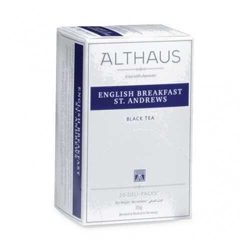 Чай Althaus English Breakfast St. Andrews Deli Pack 20*1.75 г в Слата