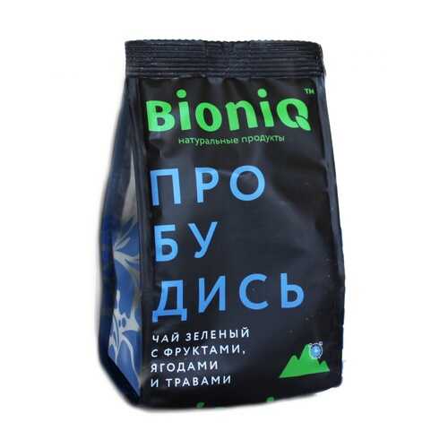Чай BioniQ Пробудись зеленый с добавками, 50 гр в Слата