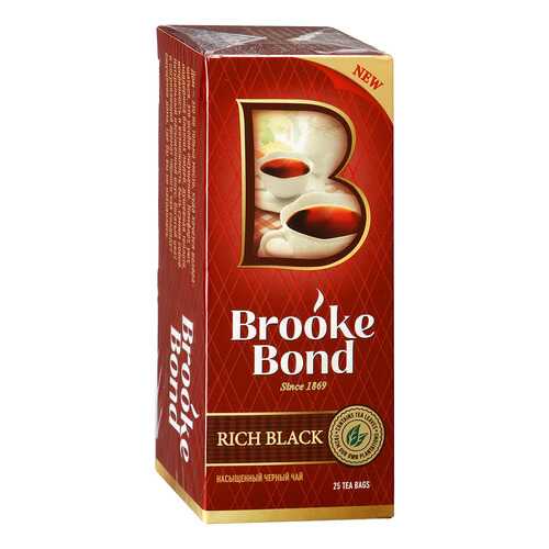 Чай черный Brook Bond насыщенный 25 пакетиков в Слата
