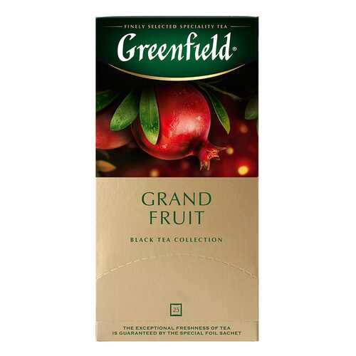Чай черный Greenfield Grand Fruit 25 пакетиков в Слата