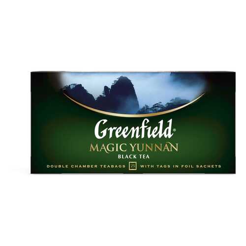 Чай черный Greenfield Magic Yunnan 25 пакетиков в Слата