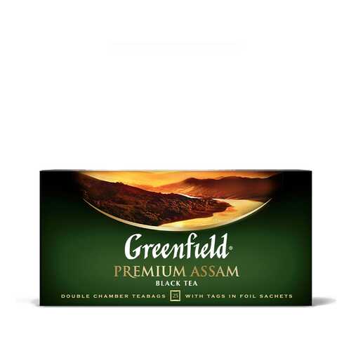 Чай черный Greenfield Premium Assam 25 пакетиков в Слата