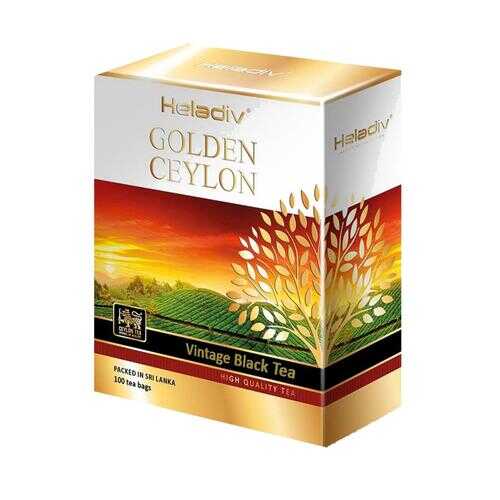 Чай черный Heladiv golden сeylon vintage black tea 100 пакетиков в Слата