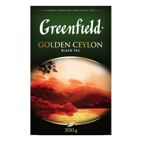 Чай черный листовой Greenfield Golden Ceylon 200 г в Слата