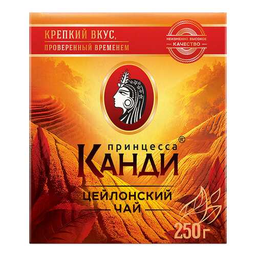 Чай черный листовой Принцесса Канди Цейлонский 250 г в Слата