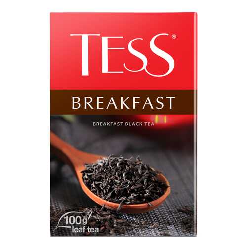 Чай черный листовой Tess Breakfast 100 г в Слата