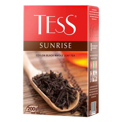 Чай черный листовой Tess Sunrise 200 г в Слата
