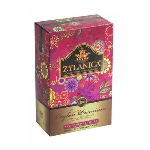 Чай черный листовой Zylanica ceylon premium collection английский завтрак FBOP 100 г в Слата