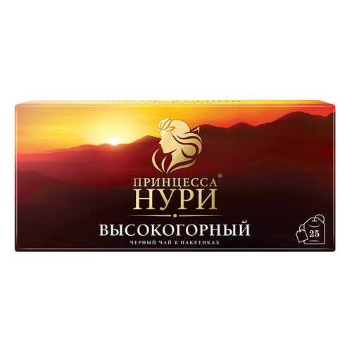 Чай черный Принцесса Нури Высокогорный 25 пакетиков в Слата