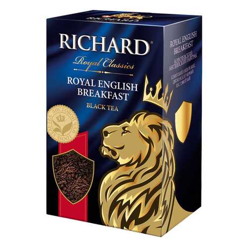 Чай черный Richard royal english breakfast листовой 90 г в Слата