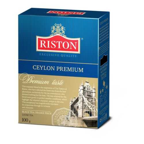 Чай черный Riston ceylon premium 100 г в Слата