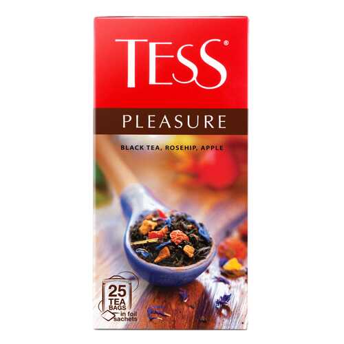 Чай черный Tess Pleasure 25 пакетиков в Слата