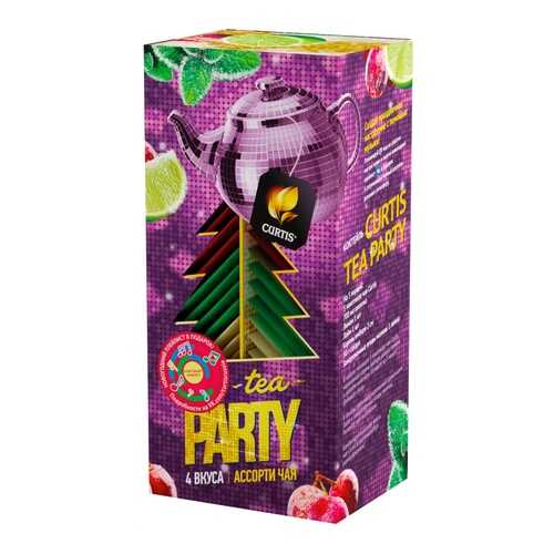 Чай Curtis Tea Party ассорти 32 сашетов в Слата