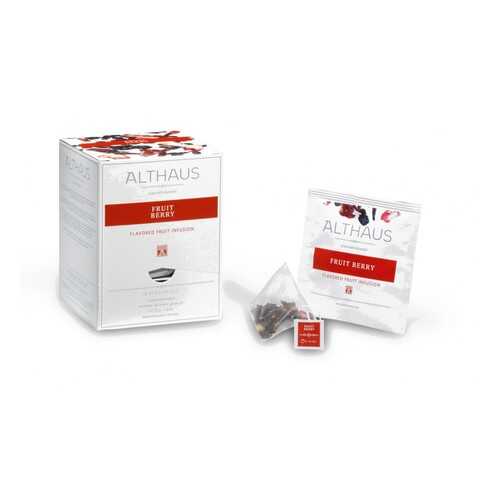 Чай фруктовый в пирамидках Althaus Fruit Berry Фрут Берри 15*2.75 г в Слата