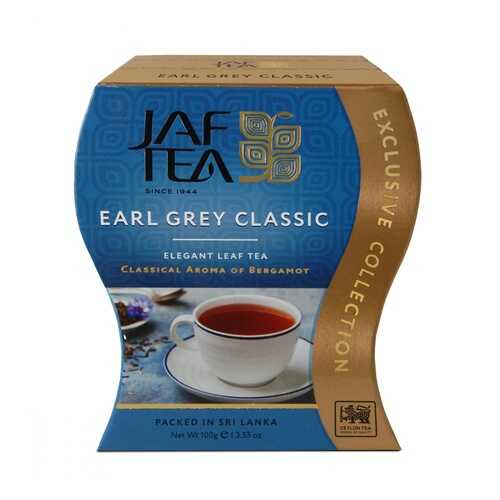 Чай Jaf Tea Earl Grey Classic черный листовой с бергамотом 100 г в Слата