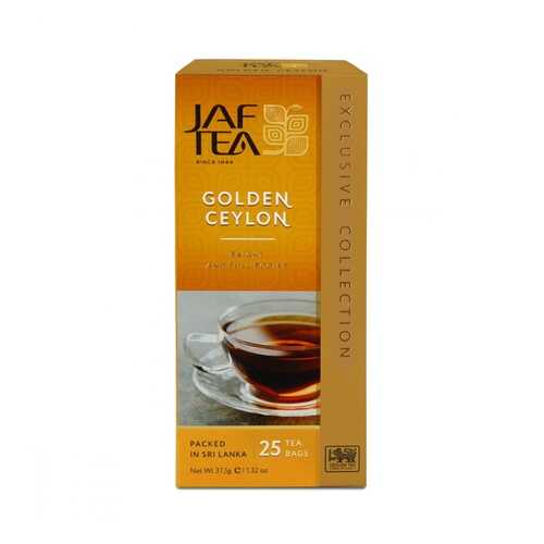 Чай Jaf Tea Golden Ceylon черный 25 пакетиков в Слата