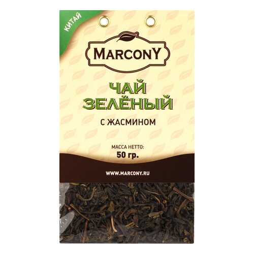Чай Marcony зеленый с жасмином 50 г в Слата