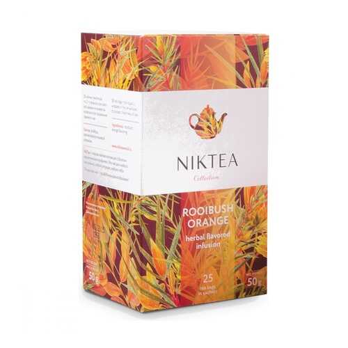Чай Niktea Rooibush Orange травяной 25 пакетиков в Слата