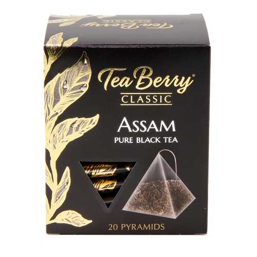 Чай Tea Berry ассам черный 20 пирамидок в Слата