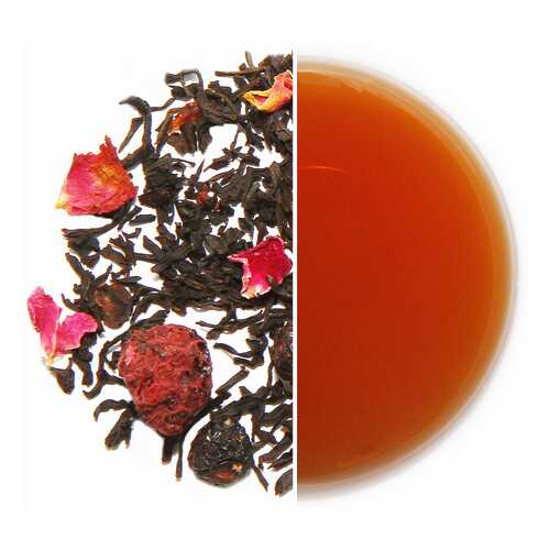 Чай Tea.ru Sweet Raspberries черный листовой c добавками 180 г в Слата