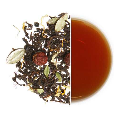 Чай Tea.ru Taiga Forest черный листовой c добавками 180 г в Слата