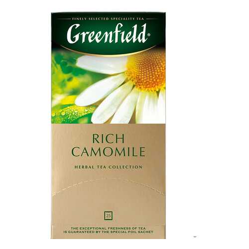 Чай травяной Greenfield Rich Camomile 25 пакетиков в Слата