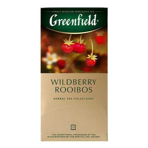 Чай травяной Greenfield Wildberry Rooibos 25 пакетиков в Слата