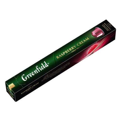 Чай травяной в капсулах Greenfield Raspberry Cream 10 капсул в Слата