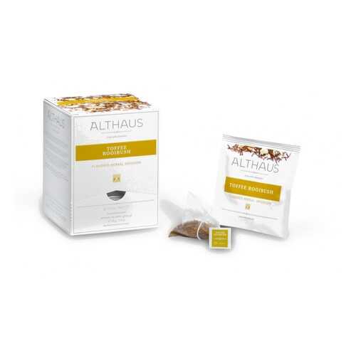 Чай травяной в пирамидках Althaus Toffee Rooibush Тоффи Ройбуш 15*2.75 г в Слата
