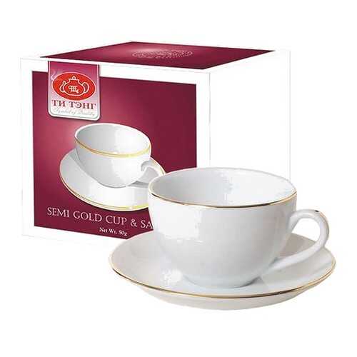 Чай весовой черный Ти Тэнг semi gold cup&saucer 50 г в Слата
