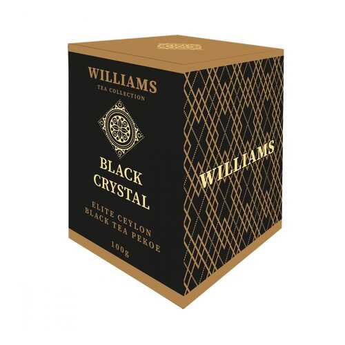 Чай Williams Black Crystal черный цейлонский Pekoe 100 г в Слата
