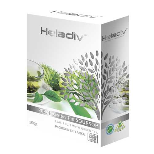 Чай зеленый листовой Heladiv soursop green tea 100 г в Слата