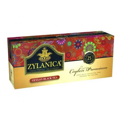 Чай Zylanica Ceylon Premium черный 25 пакетиков в Слата
