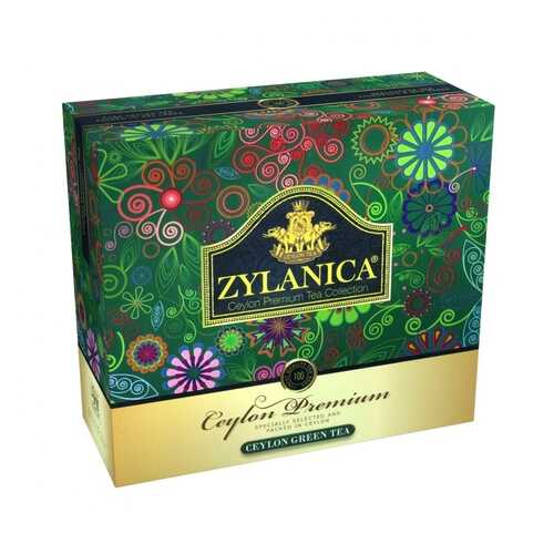 Чай Zylanica Ceylon Premium зеленый 100 пакетиков в Слата