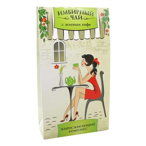 Имбирный чай Green Side c зеленым кофе 1.5 г в Слата