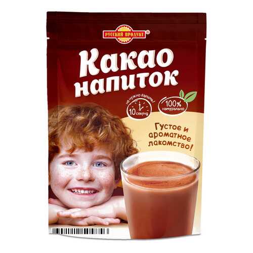 Какао-напиток моментального приготовления Русский Продукт 150 г в Слата