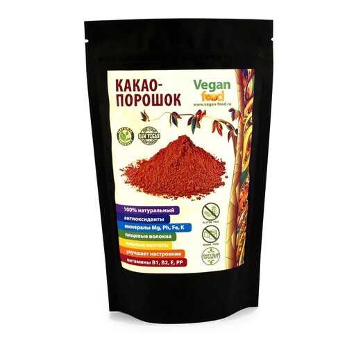 Какао-порошок Vegan Food натуральный 200 г в Слата