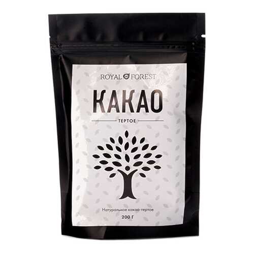 Какао Royal Forest тертое натуральное 200 г в Слата