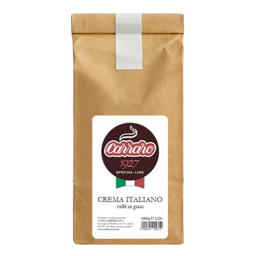 Кофе Carraro crema italiano зерновой 1 кг в Слата