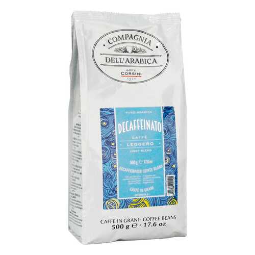 Кофе Compagnia Dell`Arabica Decaffeinato в зернах 500 г в Слата