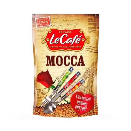 Кофе Le Cafe Mocca растворимый с ложкой 150 г в Слата